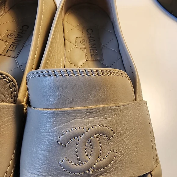 Authentic Chanel Elegant Cream Loafers Size 36 - Picture 5 of 9